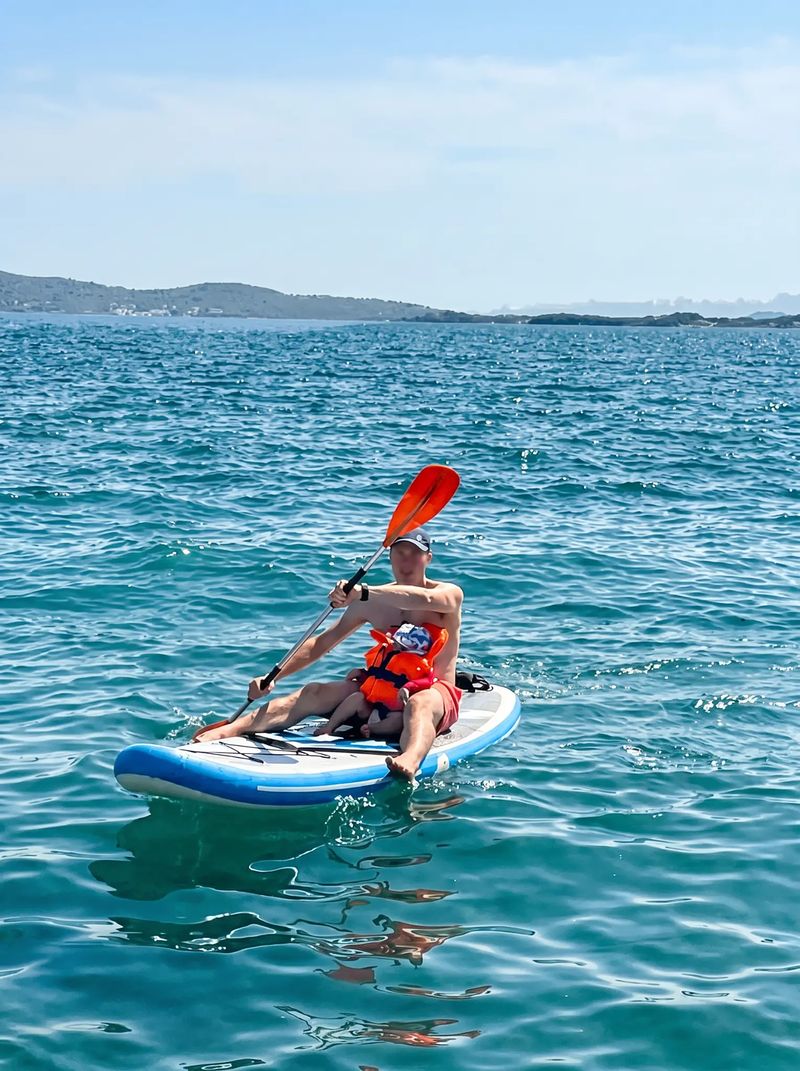 SUP-Ausflug auf der Adria